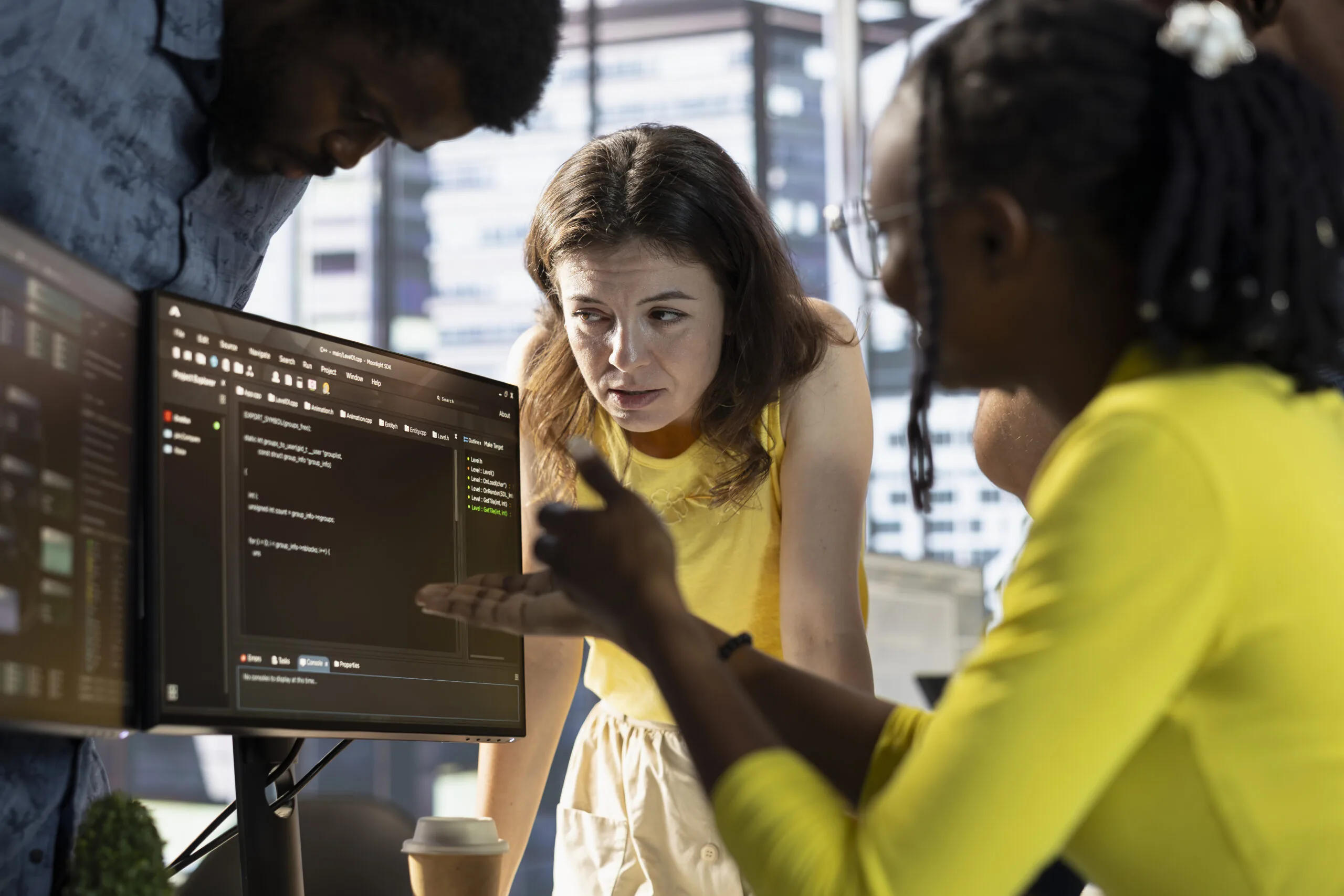 Entwicklerteam der inactio bei der Software-Entwicklung